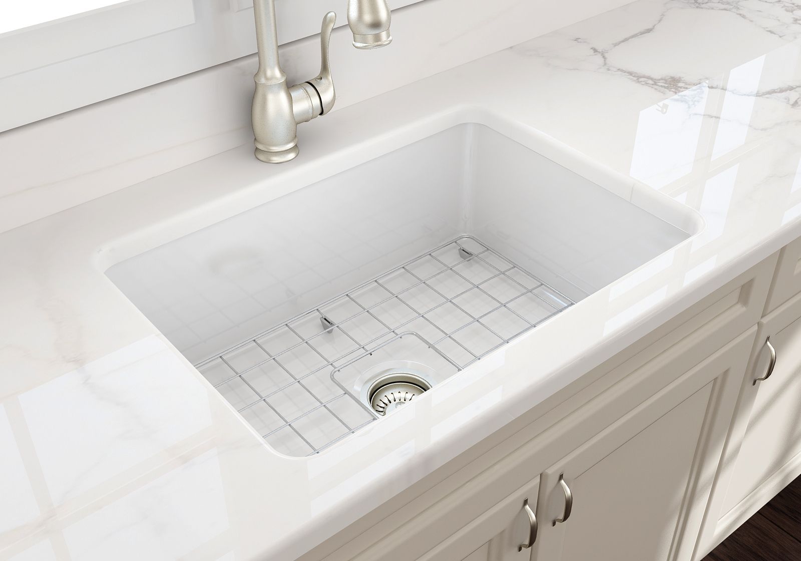 Cuisine 68x48 Inset / Undermount Fireclay Sink