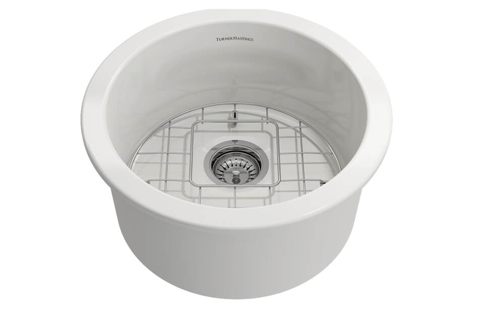 Cuisine Round 47 Inset / Undermount Fireclay Sink