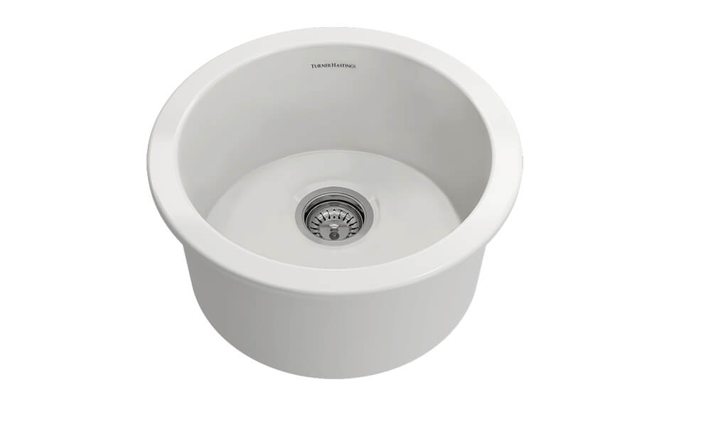 Cuisine Round 47 Inset / Undermount Fireclay Sink