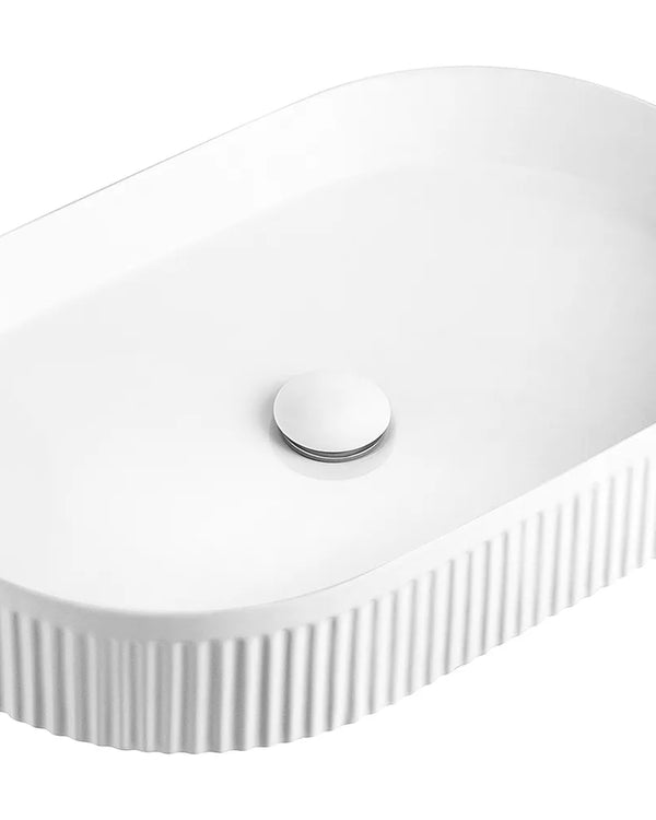 Kensington Oval 560x350x120 Gloss White Basin