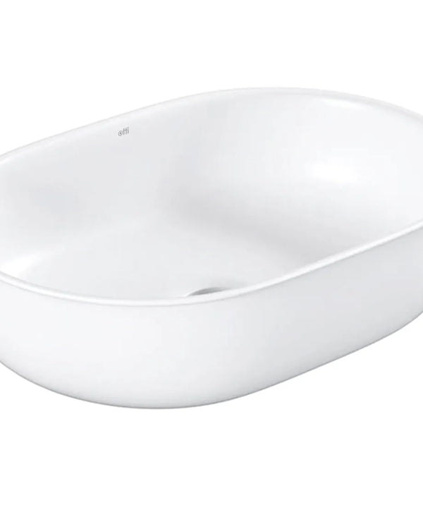 Bronte Oval 500x350x130 Matte White Basin