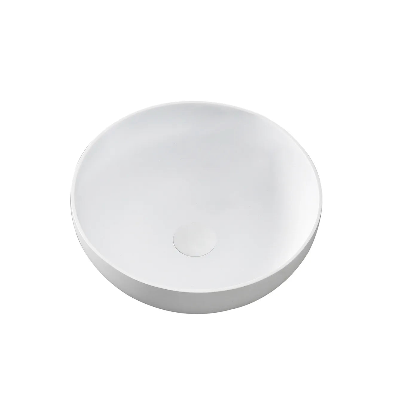 London Solid Surface 390x390x145 Matte White Basin NF