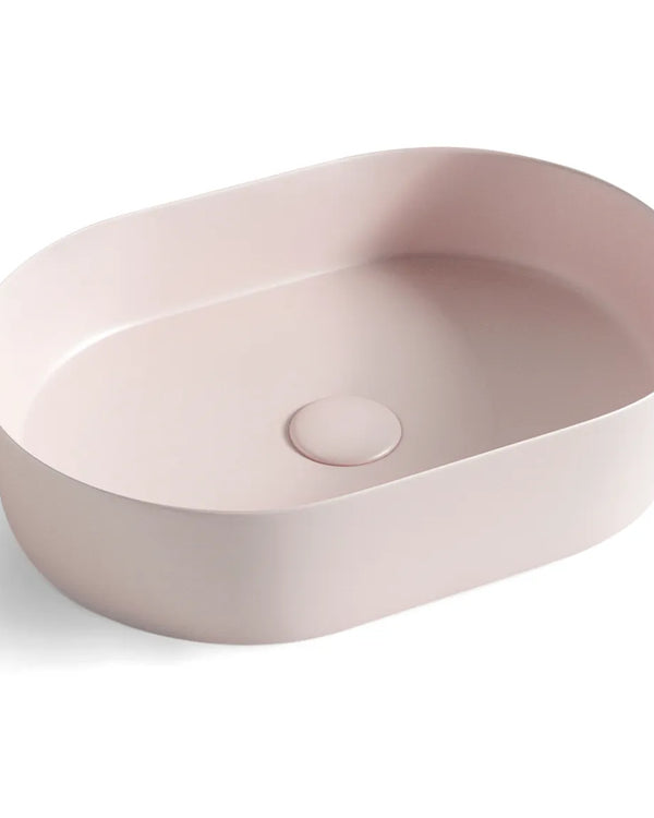 Quay Oval 500x340x120 Matte Pink Basin