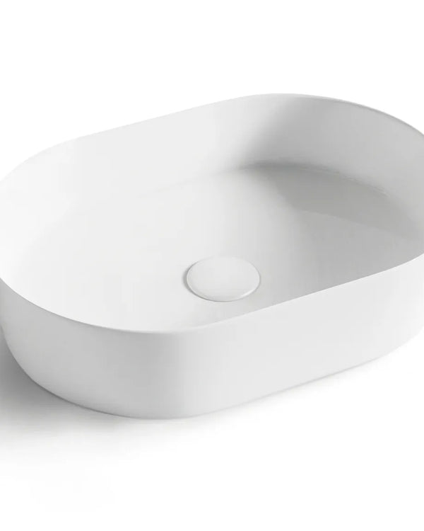 Quay Oval 500x340x120 Matte White Basin