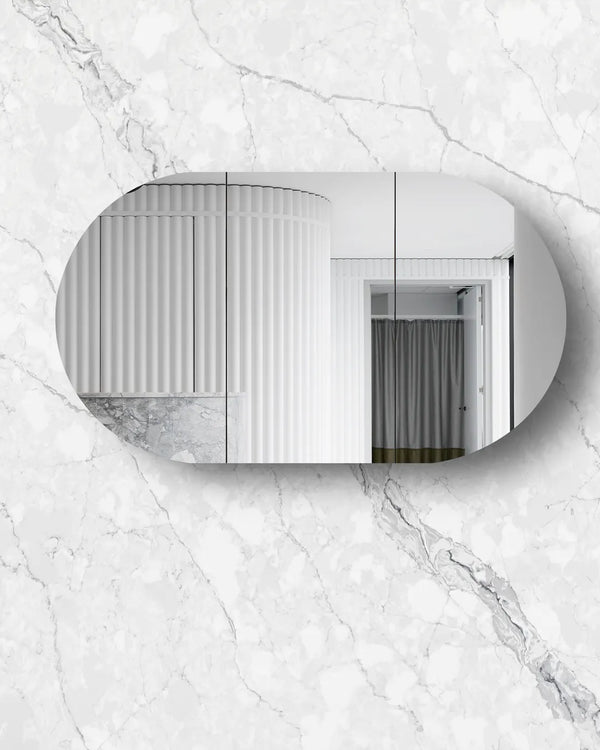 Bondi 1500x900 White Shaving Cabinet