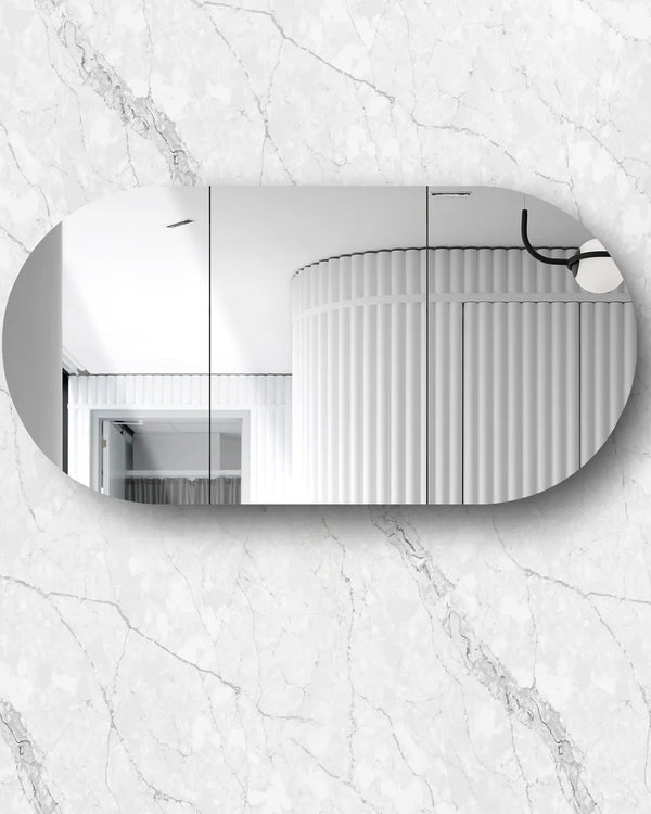 Bondi 1800x900 White Shaving Cabinet