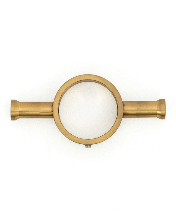 Vertical Towel Rail Hook for Vertical Heated Bar Brushed Gold