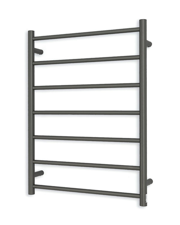 Gun Metal Grey 600 x 800mm Squ Heated Towel Rail LEFT
