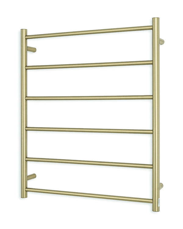 Light Gold 700 x 830mm Rnd Non Heated Towel Rail
