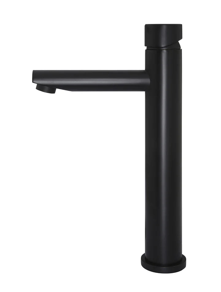 Round Tall Basin Mixer - Pinless Handle