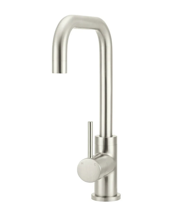 Round Kitchen Mixer Tap Curved