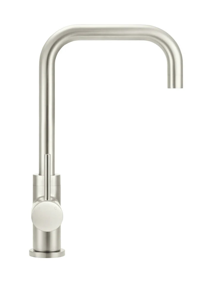 Round Kitchen Mixer Tap Curved