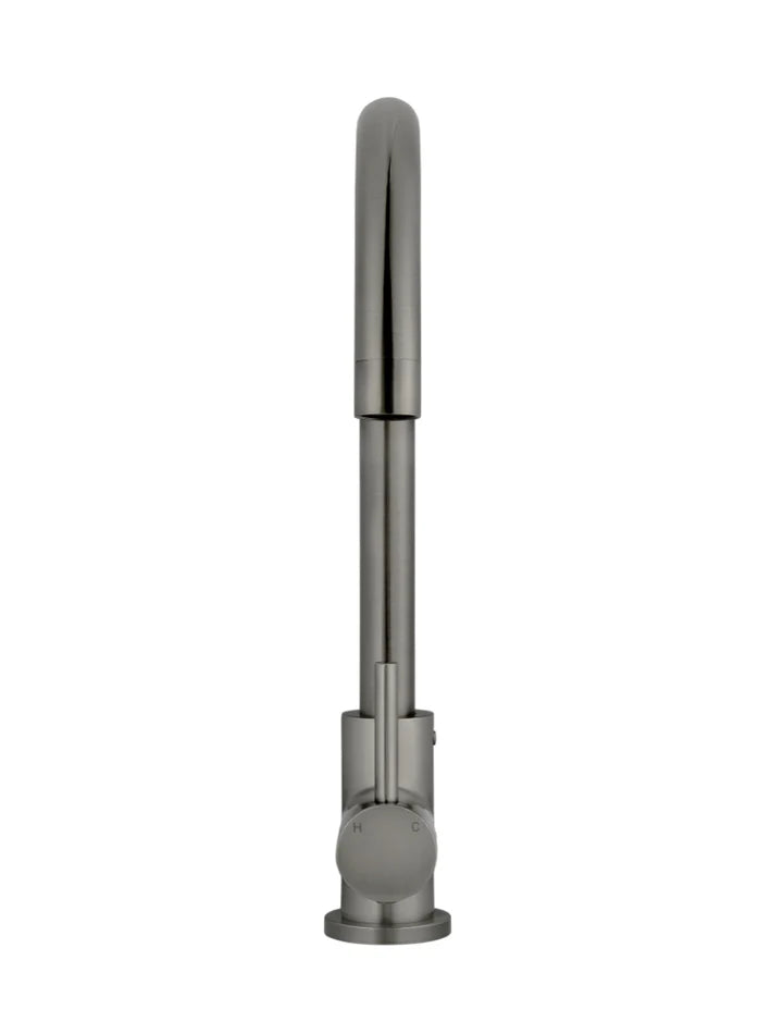Round Gooseneck Kitchen Mixer Tap