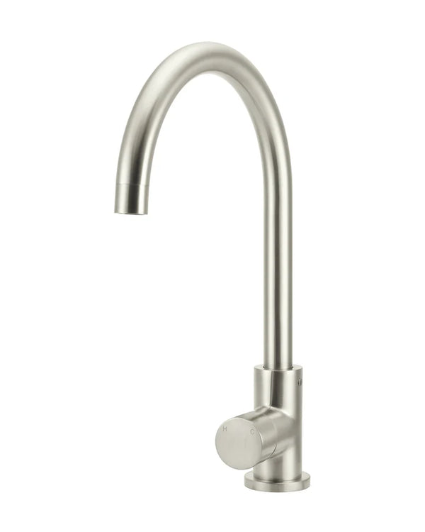 Round Kitchen Mixer Tap - Pinless Handle