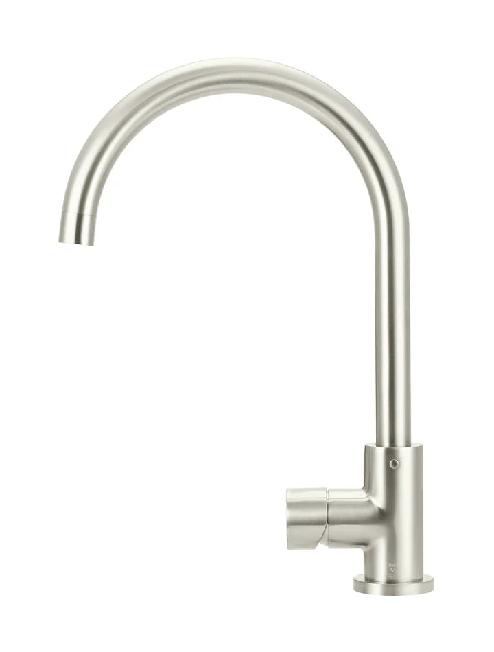 Round Kitchen Mixer Tap - Pinless Handle