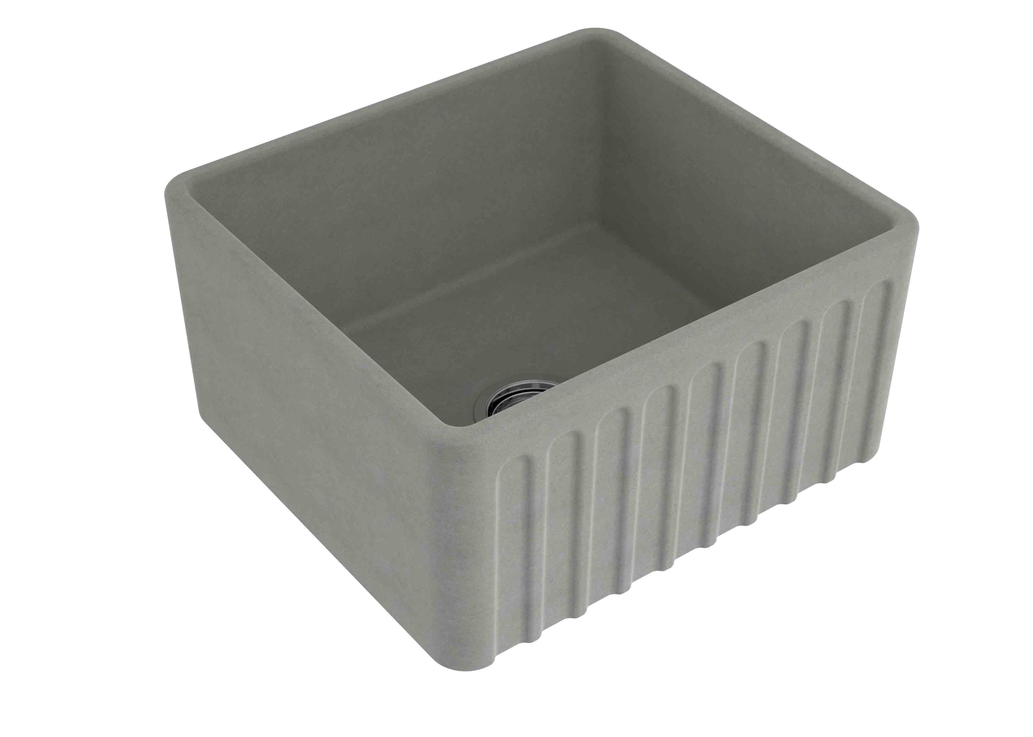 KIT - Novi 50x46 Fireclay Butler Sink (Overflow) – Concrete