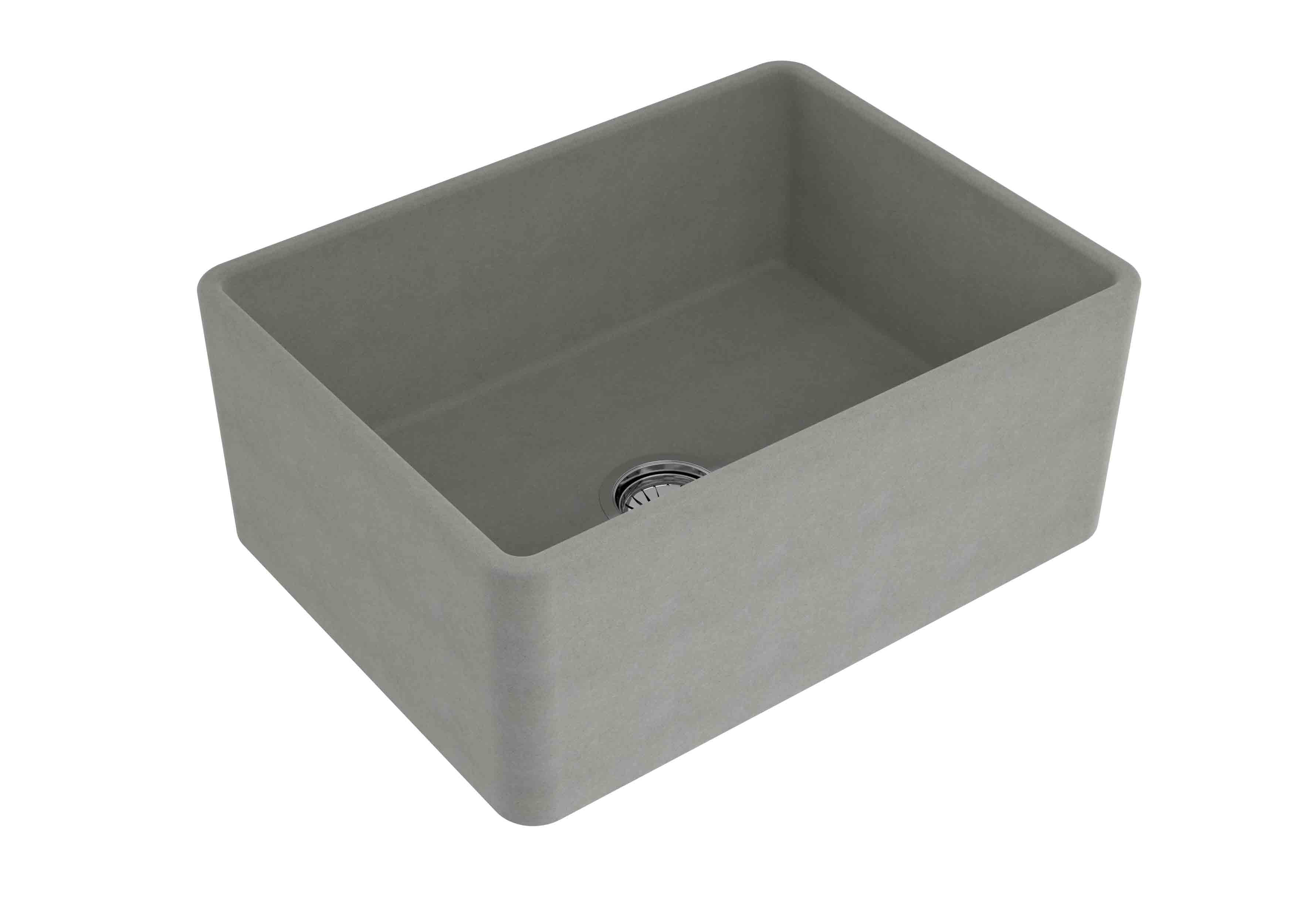 KIT - Novi 60x46 Fireclay Butler Sink (Overflow) – Concrete