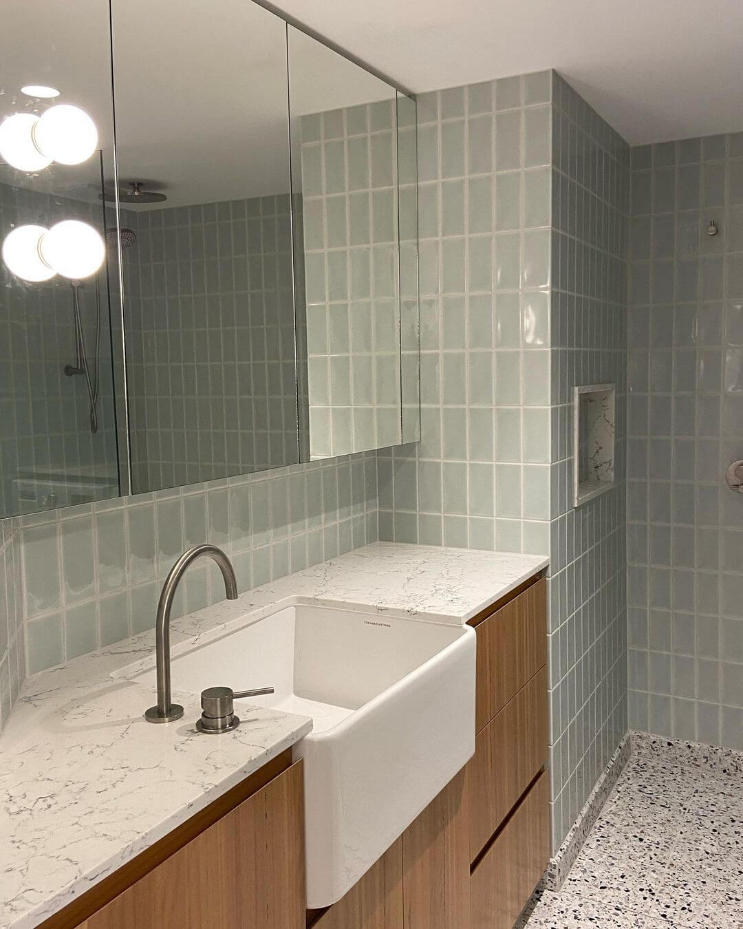 KIT - Novi 60x46 Fireclay Butler Sink (Overflow) – Gloss White