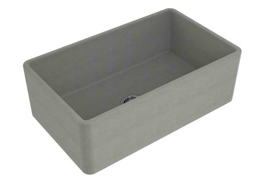 Novi 75x46 Fireclay Butler Sink - Concrete Look