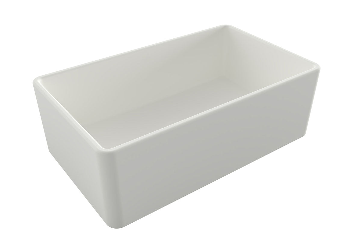 KIT - Novi 75x46 Fireclay Butler Sink (Overflow) – Matte White