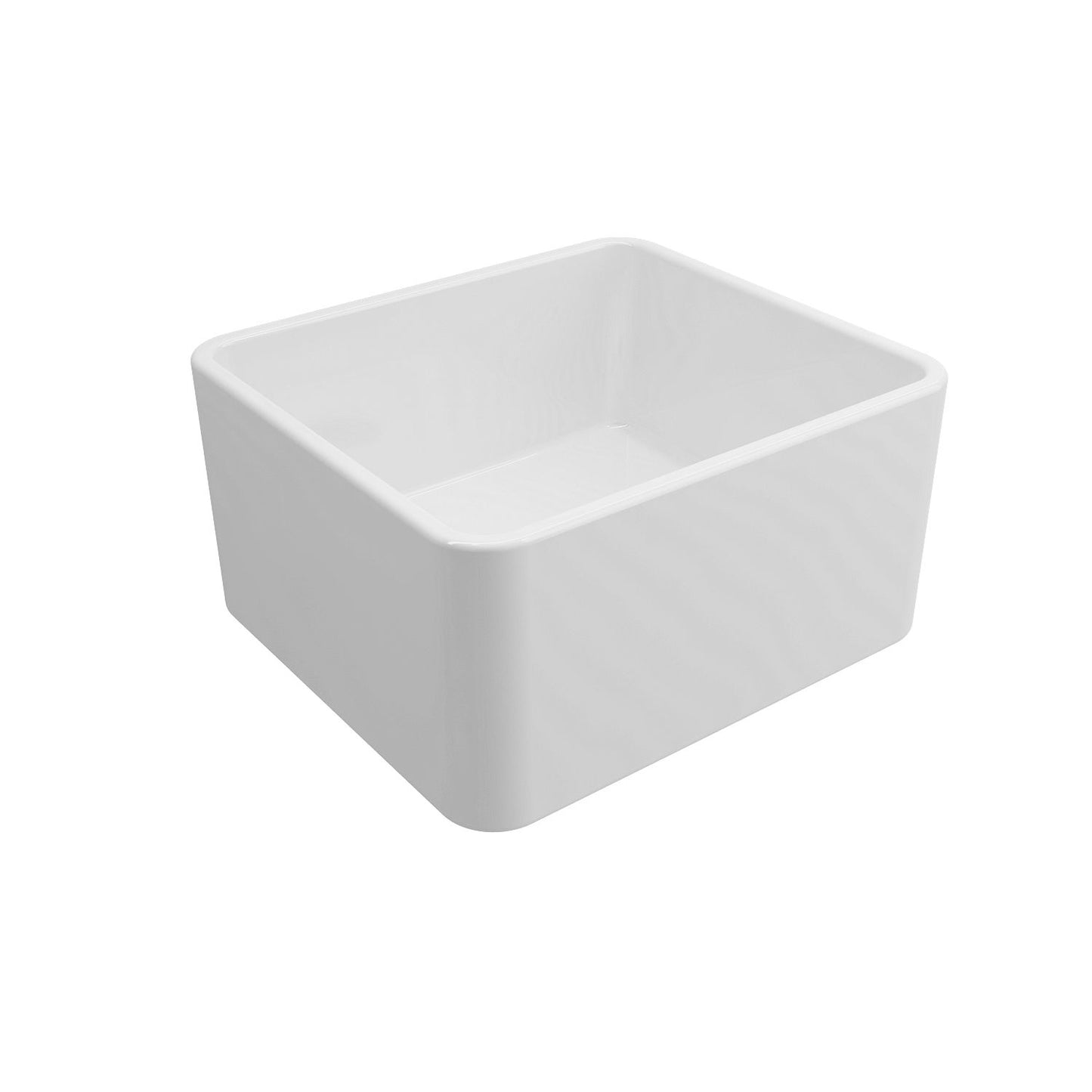 KIT - Novi 50x46 Fireclay Butler Sink (Overflow) – Gloss White