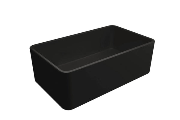 Novi 75x46 Fireclay Butler Sink - Matte Black