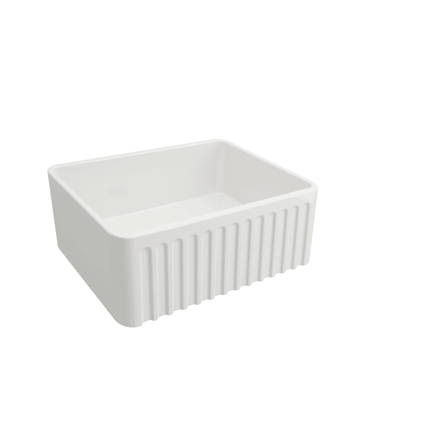 Novi 60x46 Fireclay Butler Sink - Gloss White