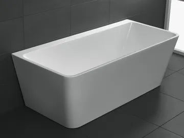 1700mm Square Back To Wall Bath Tub