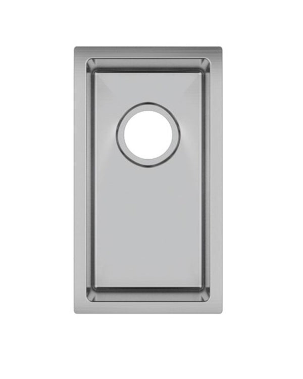 250x450x215mm Chrome Stainless Steel Single Bowl Kitchen Sink