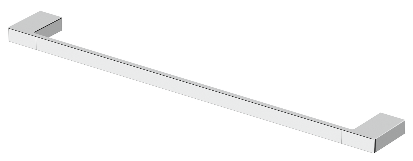 Milos Single Towel Rail Chrome