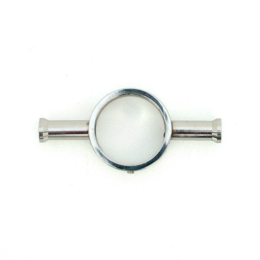 Vertical Single Heated Towel Bar 40mm X 950mm Polished SS