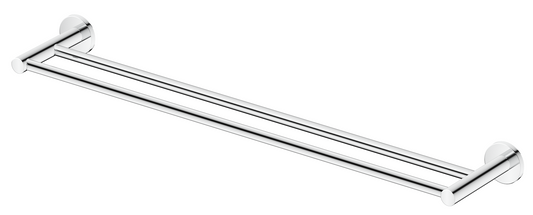 Mica Double Towel Rail Chrome