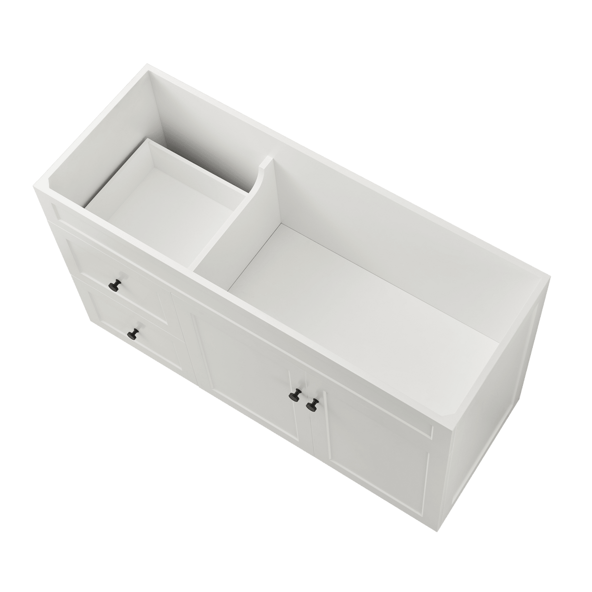 Harold Federation Free Standing Cabinet Matte White LK-FH124LL-MW