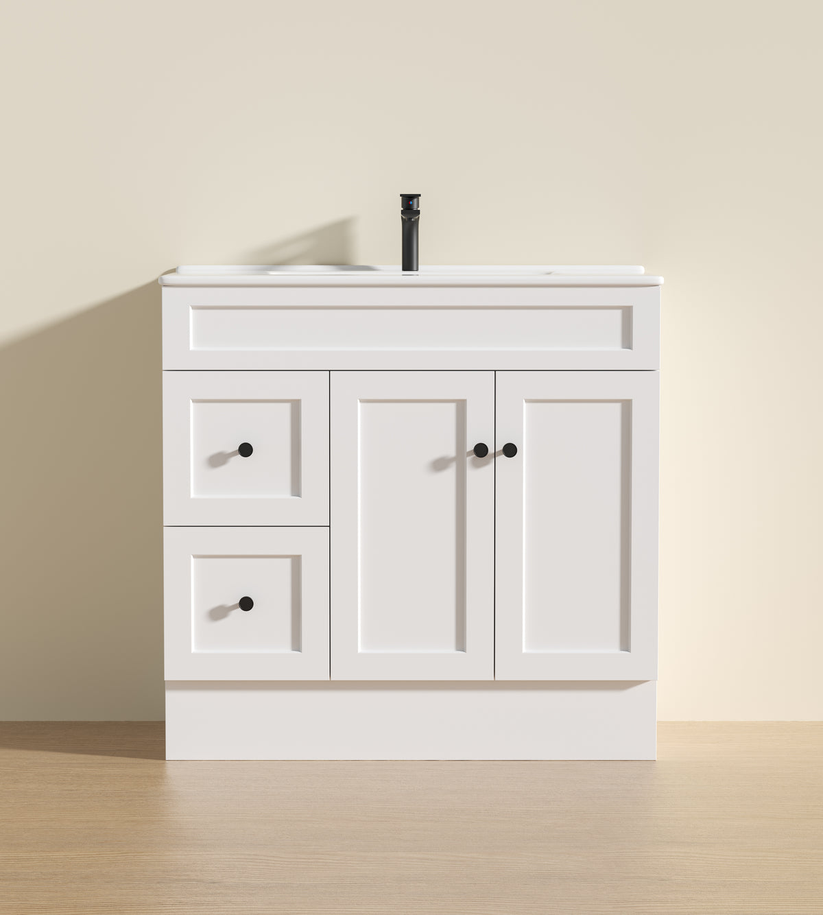 Harold Federation Free Standing Cabinet Matte White LK-FH94LL-MW