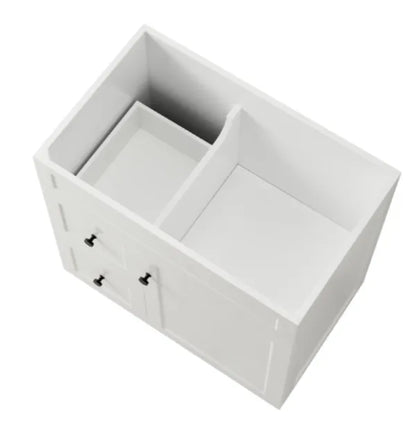 Harold Federation Free Standing Cabinet Matte White LK-FH74LL-MW