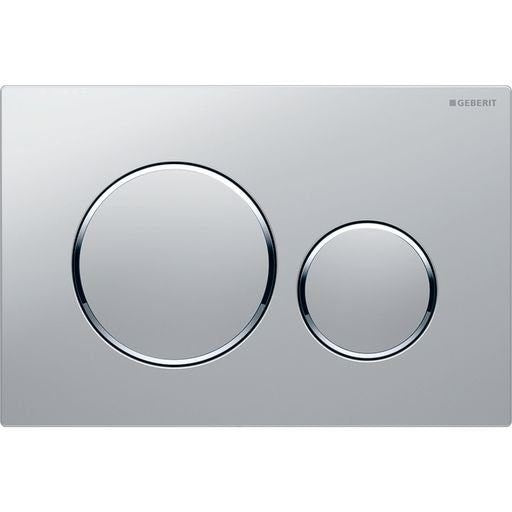 Sigma20 Matte Chrome with Chrome Trim ABS Dual Flush/Access Plate(Round Button)