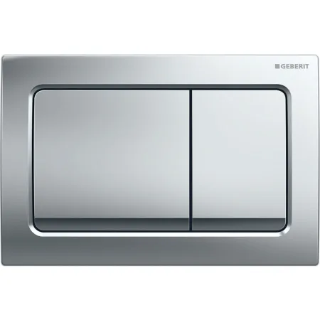 Geberit Alpha01 Square Flush Button - Matte Chrome 115.055.46.1
