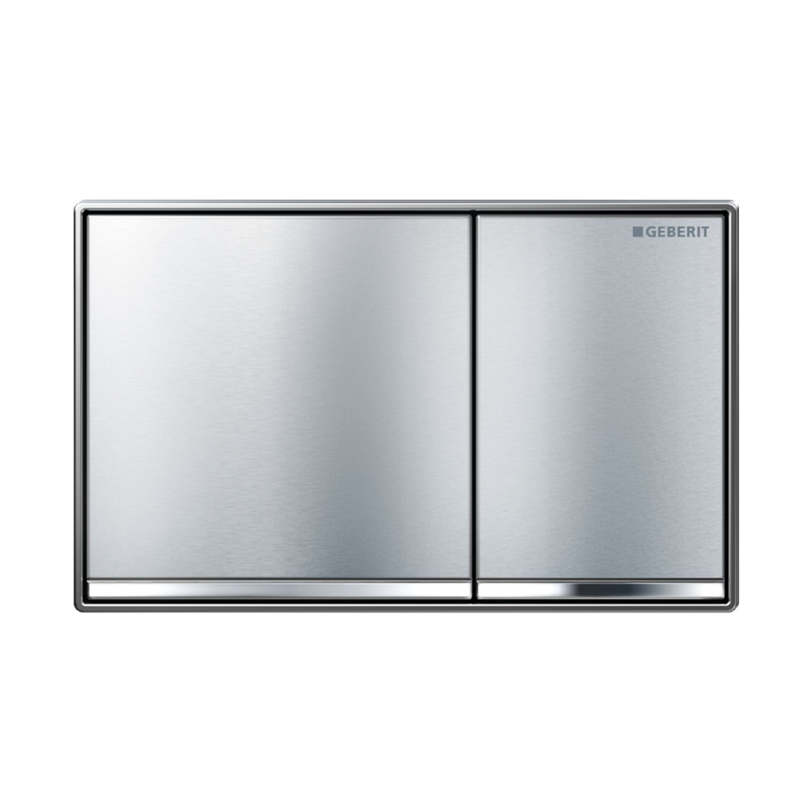 Geberit Push Plate , Brushed chrome, chrome trim, Sigma60GH, 115.640.GH.1