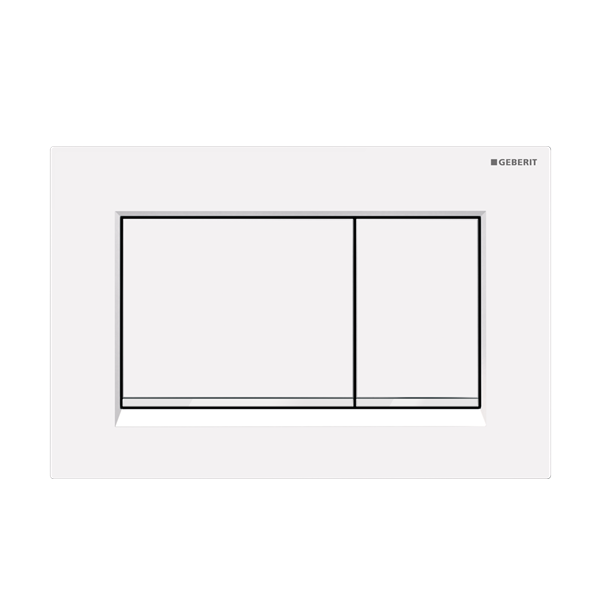 Sigma30 DF Finger Print Resistant, matt white, white trim