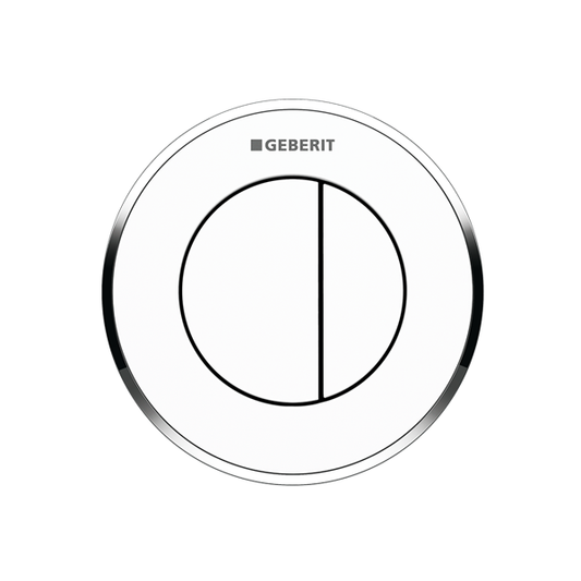 Sigma Type 10 remote in wall white / bright chrome / white