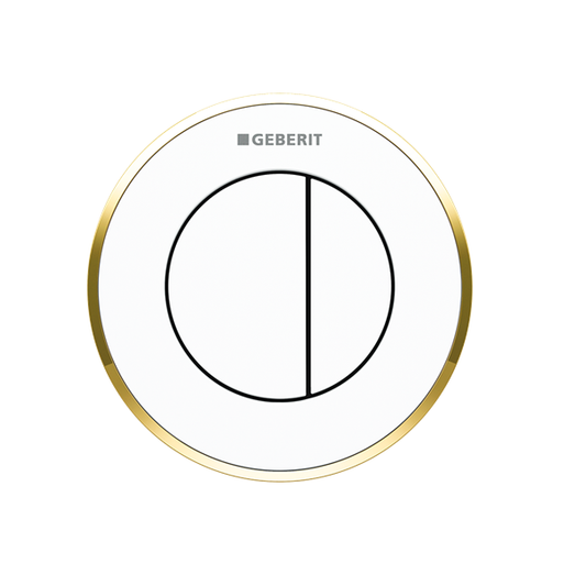 Sigma Type 10 remote in wall white / gold-plated / white