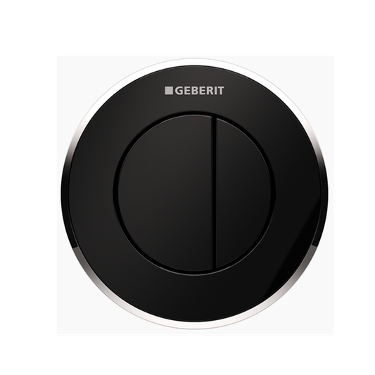 Sigma Type 10 remote in wall black / bright chrome / black