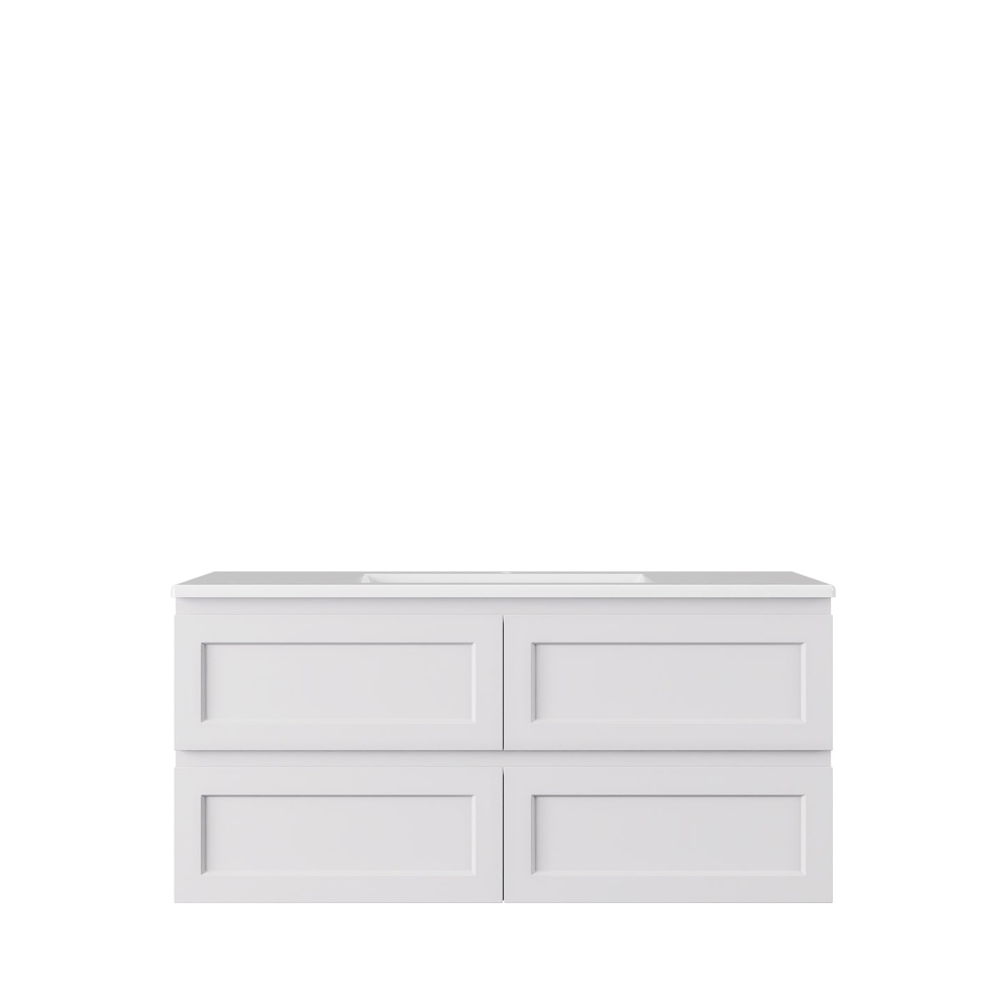 Hamilton Federation Wall Hung Cabinet Matte White LK-FH1220W-MW