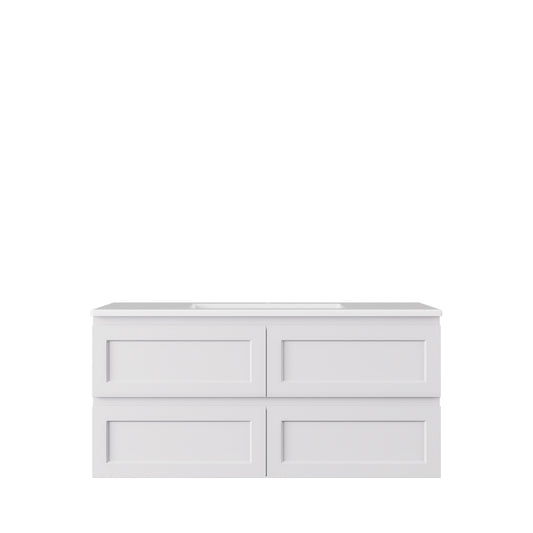 Hamilton Federation Wall Hung Cabinet Matte White LK-FH1220W-MW