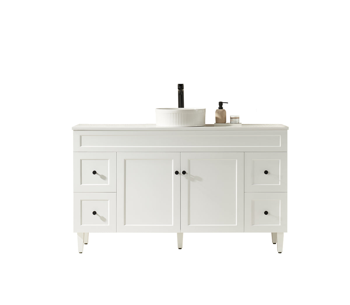Harold Federation Free Standing Cabinet Matte White LK-FH154L-MW
