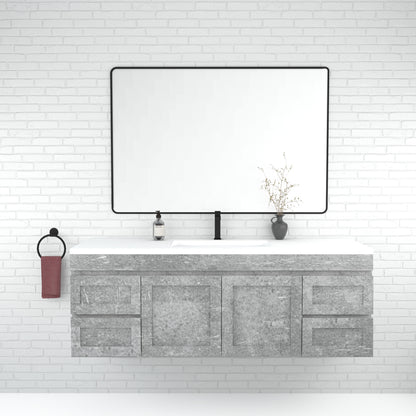 Boston 1500mm Wall Hung Vanity with Ceramic Top