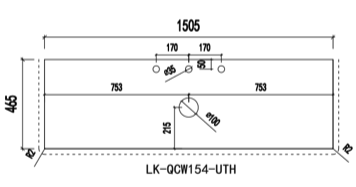 Calacatta Arctic White Solid Surface Stone Top