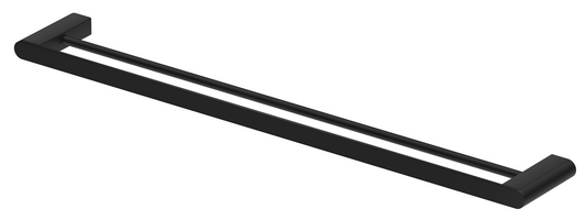 Supra Double Towel Rail Black