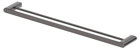 Supra Double Towel Rail Gunmetal