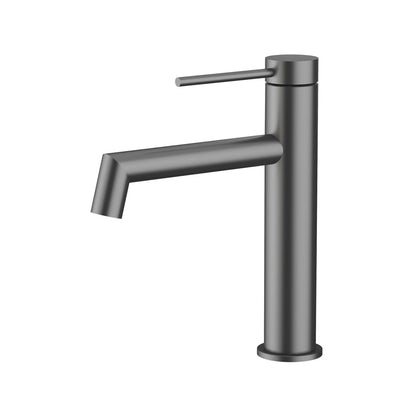 Right Angle Basin Mixer Gun Metal